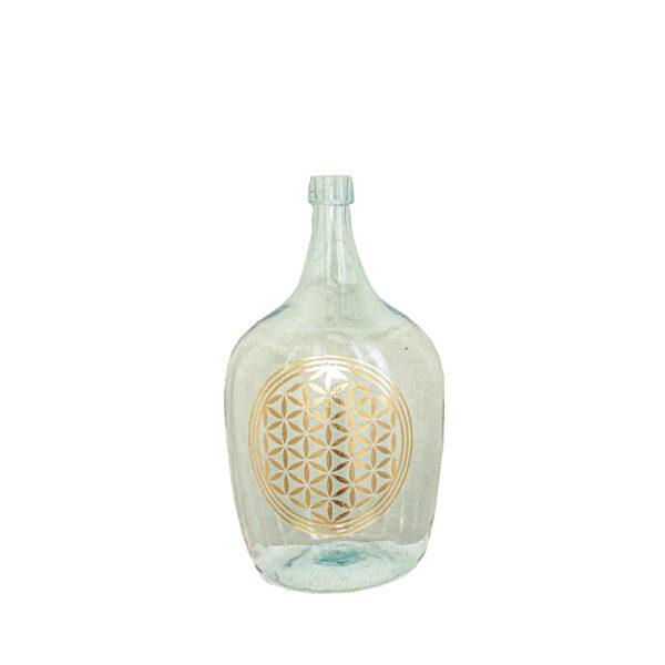 Mostflasche Blume des Lebens